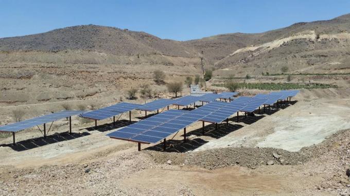 Άρδευση 3 ηλιακός αναστροφέας 380V 75kW δεσμών πλέγματος φάσης με το σχέδιο επίδειξης IP65 LCD